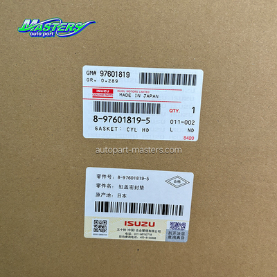 CYL HD Cylinder Engine Head Gasket 8976018195 For ISUZU FVR 6HK1