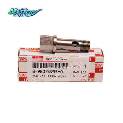 Masters 8-98074955-0 Feed Pump Valve 8980749550 For ISUZU 4HK1 6HK1