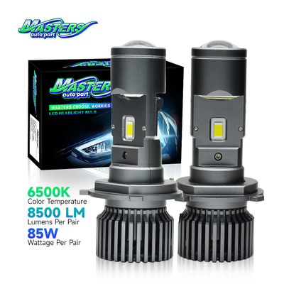 Masters Lumino 85W 8500 Lumens 6500K Cool White H4 H7 H11 Headlamp Bulbs