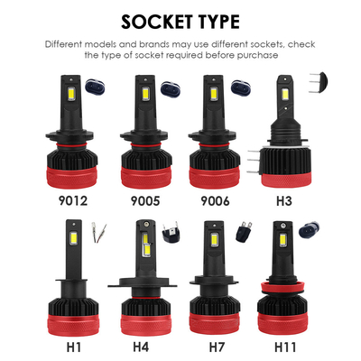 Z4 90W 7000lm 6063 Aluminum 3570 CSP Chips 9005/9006/9012/H1/H3/H4/H7/H11 LED Headlight Bulb