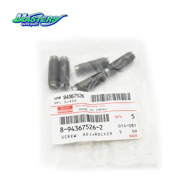 Masters 8-94367526-2 Valve adjusting screws 8943675262 For Isuzu 4HK1 6HK1