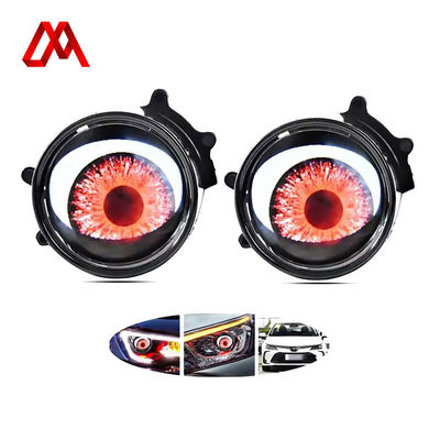 Multicolor Demon Eyes 3 Inch LED Projector Auto Accessories For Cars
