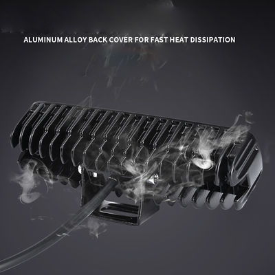 10W 300LM 6-Inch Red Ambient Light XM-154-S-04P-001-LR H4 LED Working Light