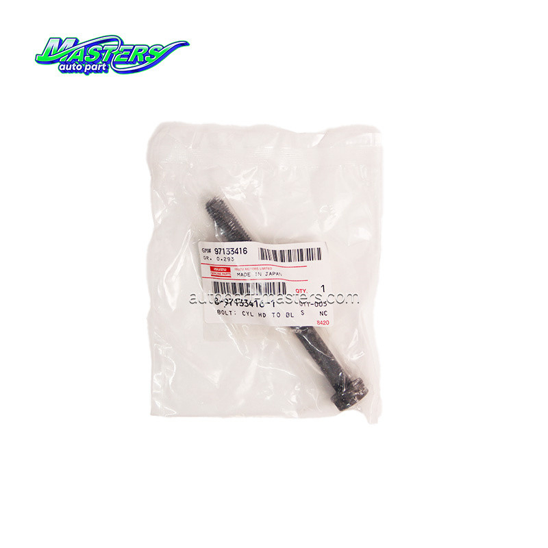 Masters OEM Cylinder Head Bolt Replacement 8971334161 For ISUZU NKR77 4JH1