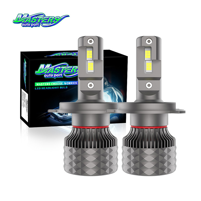 Masters A5 64W 6000LM 6000K 3570 Chips Superior Aviation Aluminum LED Headlight Bulb