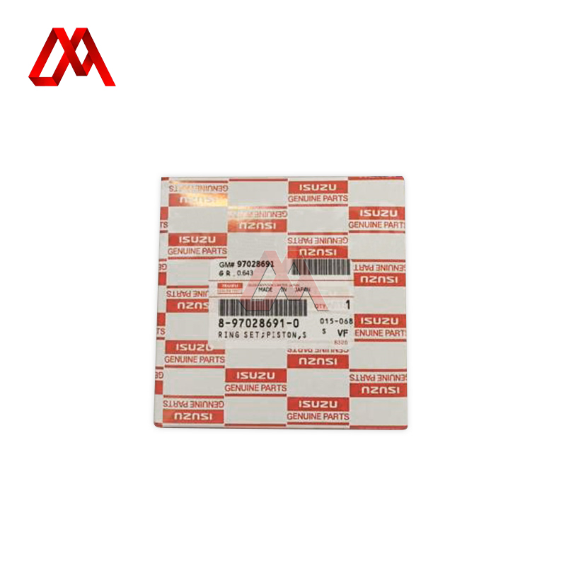 High-Performance Piston Ring 8-97028691-0 8970286910 for Isuzu NPR 4HF1 Engine