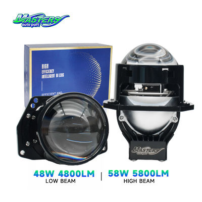 Masters A98 High Low Beam 58W 5800 Lumens 6000k DC9-16V 3 inch Projector